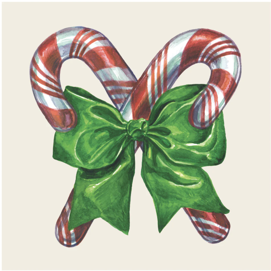 Candy Cane Napkins