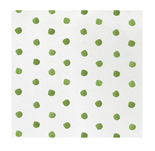 Vietri Green Dot Papersoft Cocktail Napkin
