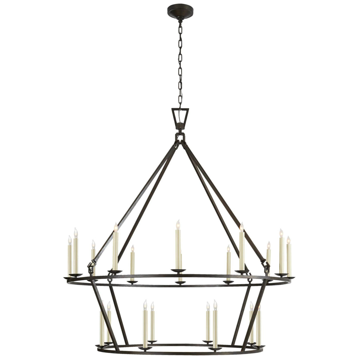 Visual Comfort Darlana Extra Large Two-Tier Chandelier