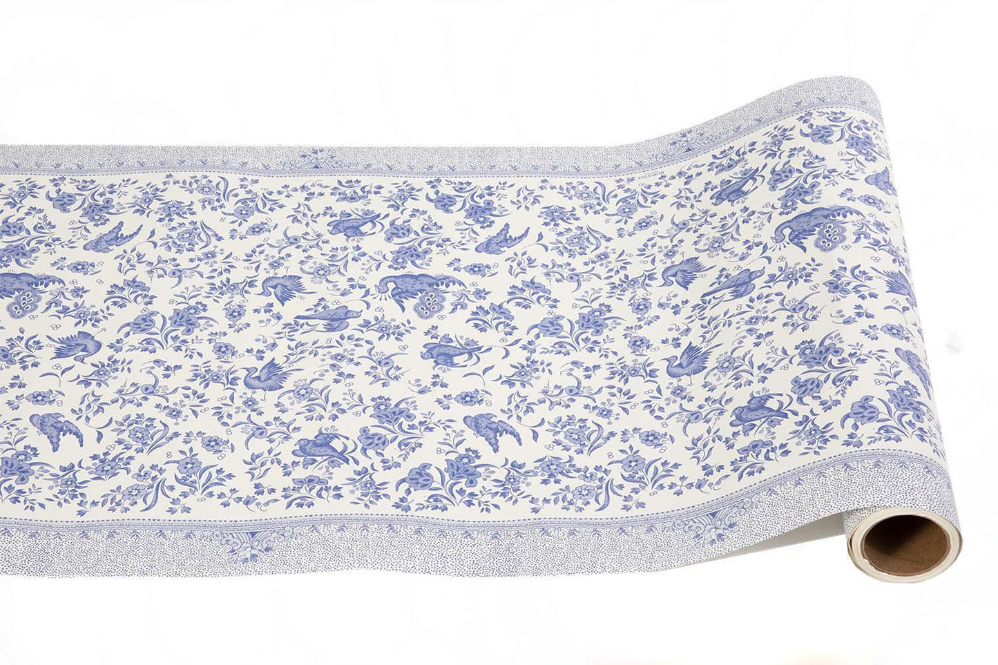 Blue Regal Peacock Table Runner