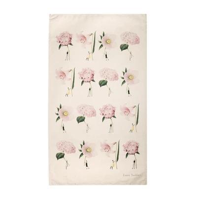 In Bloom Tea Towel - Peony