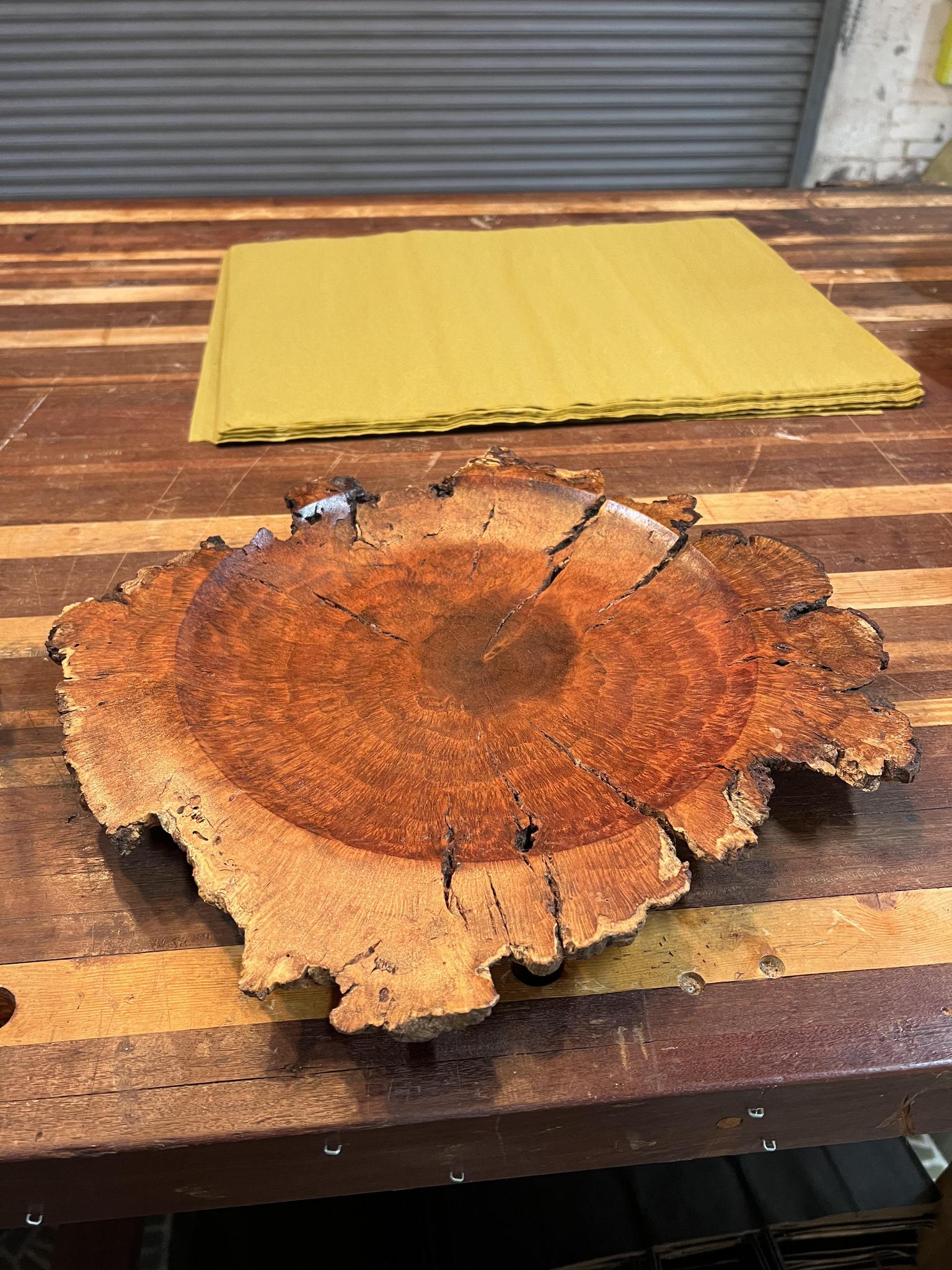 Bowl, Natural Edge, Cherry Burl  #6