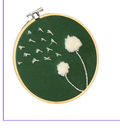 Dandelions Embroidery Hoop Decor