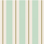 Seafoam & Gold Awning Stripe Napkins
