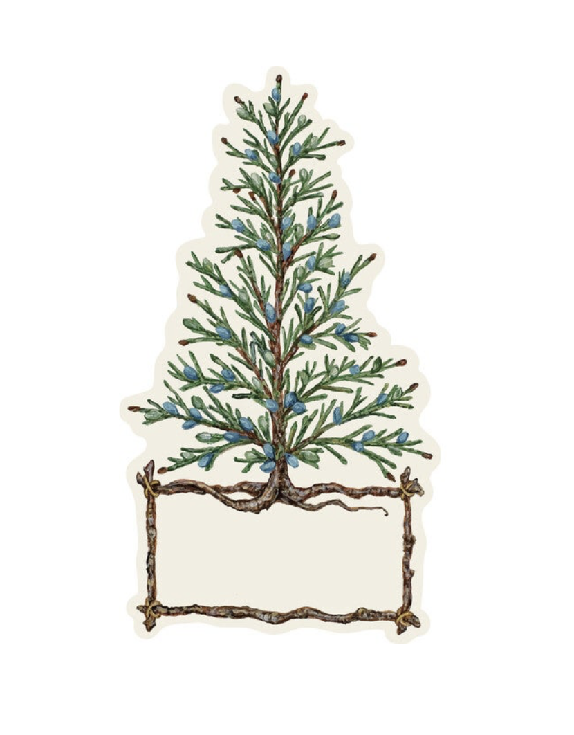Cedar Tree Table Accent, Set Of 12