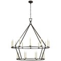 Visual Comfort Darlana Extra Large Two-Tier Chandelier
