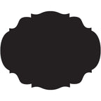 Die Cut Black French Cut Placemats S/12
