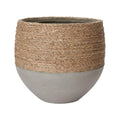 Reed Planter Pot with Rope