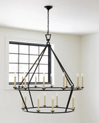 Visual Comfort Darlana Extra Large Two-Tier Chandelier
