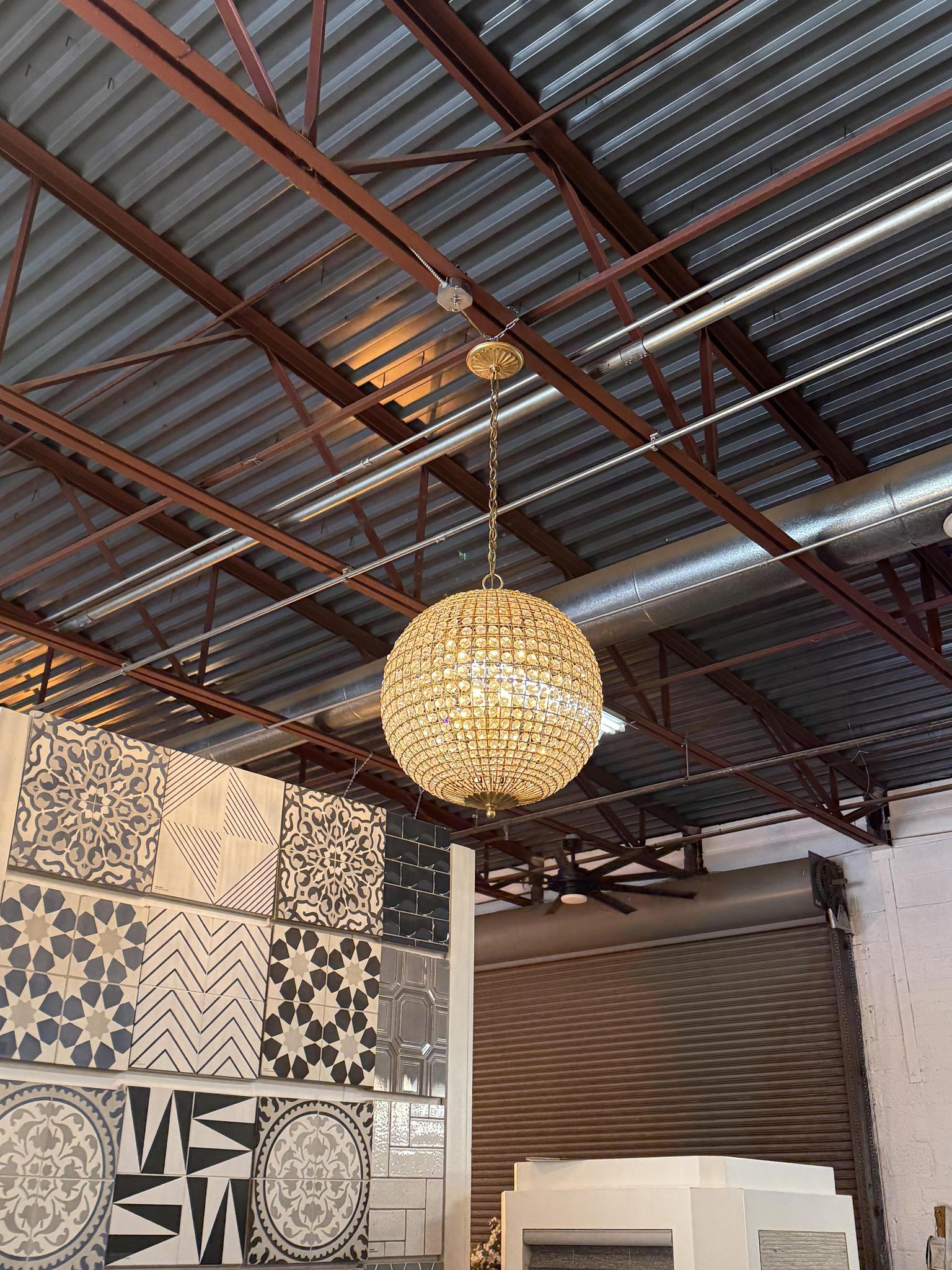 Renwick Large Sphere Chandelier By AERIN