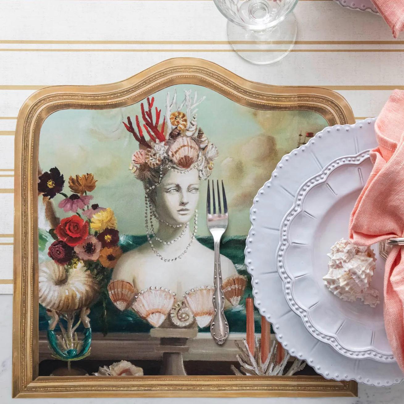 Die-Cut Goddess of the Sea Placemat