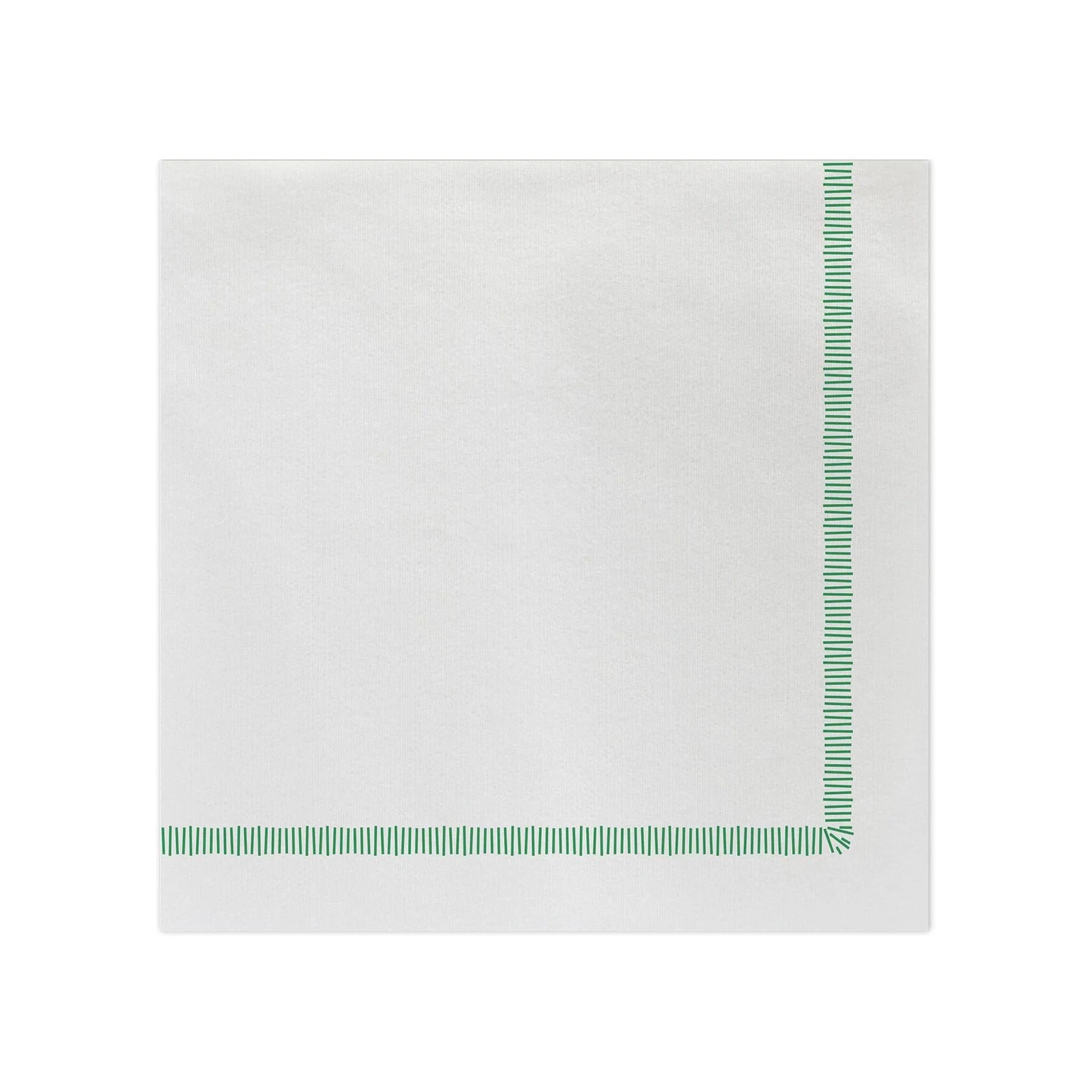Vietri Green Fringe Papersoft Dinner Napkin