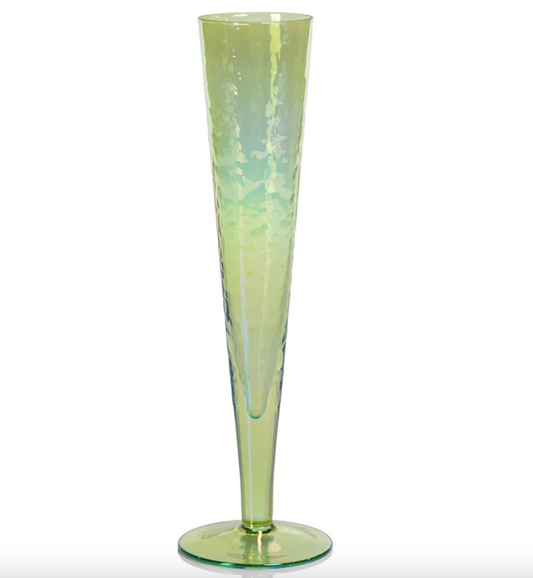 Aperitivo Slim Champagne Flute Luster Blue