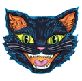 Die-Cut Black Cat Placemat