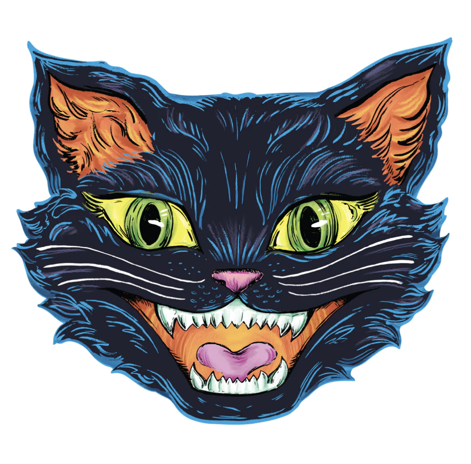 Die-Cut Black Cat Placemat