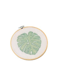 Leaf Embroidery Hoop Decor