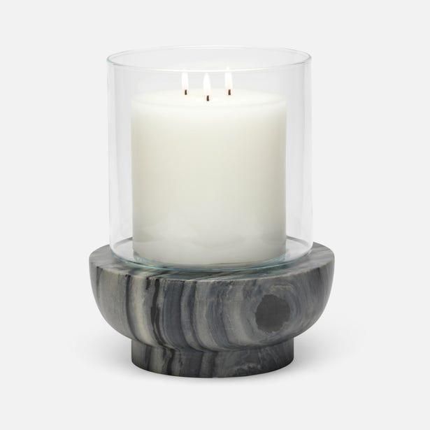 Taranto Grey Marble Hurricane