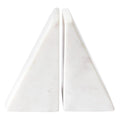 Triangular Marble Bookends