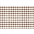 Brown Painted Check Placemat