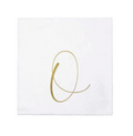 Vietri Gold Monogram Papersoft Napkin - O
