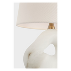 Adria 16" Alabaster Table Lamp - Visual Comfort