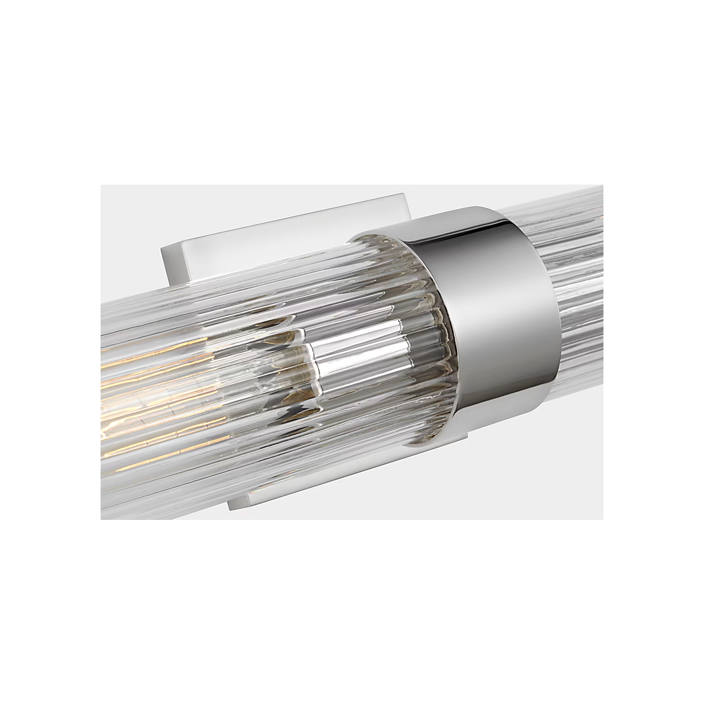 Geneva 2-Light Vanity Sconce (Polished Nickel) - Visual Comfort
