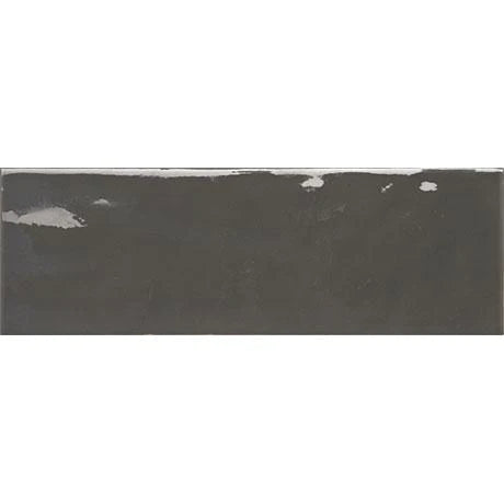 Marazzi Middleton Square Glossy Ceramic Tile - Steeple Gray 4"x12"