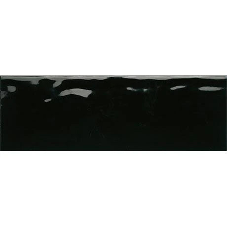 Marazzi Middleton Square Glossy Ceramic Tile - Black Bean 4"x12"