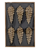 Cone Ornament - Gold