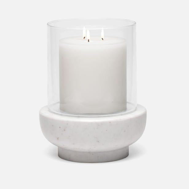 Taranto White Marble Hurricane