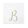 Vietri Gold Monogram Papersoft Napkin - B