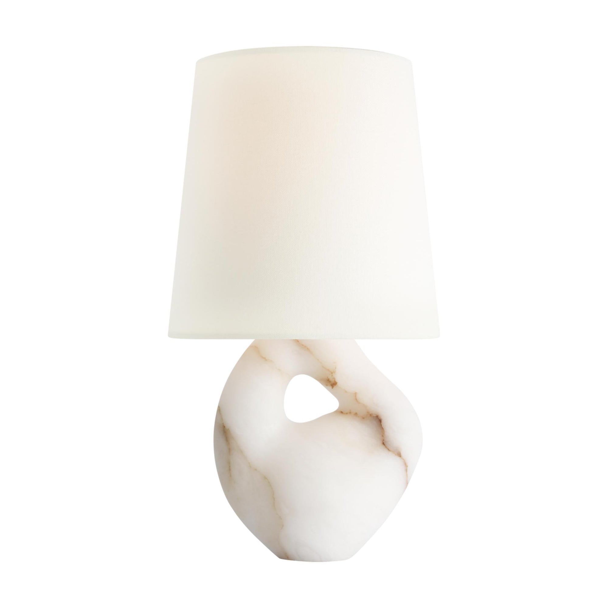 Adria 16" Alabaster Table Lamp - Visual Comfort
