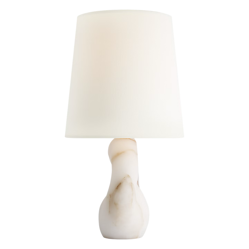 Adria 16" Alabaster Table Lamp - Visual Comfort