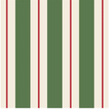 Green & Red Awning Stripe Napkins
