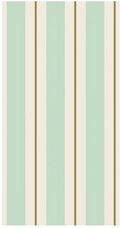 Seafoam & Gold Awning Stripe Napkins