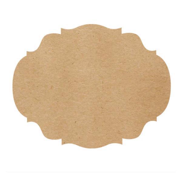 Hester & Cook Die Cut Brown French Cut Placemats S/12