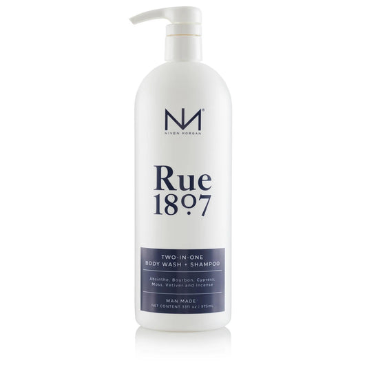 Rue 1807 Body Wash & Shampoo 16 oz