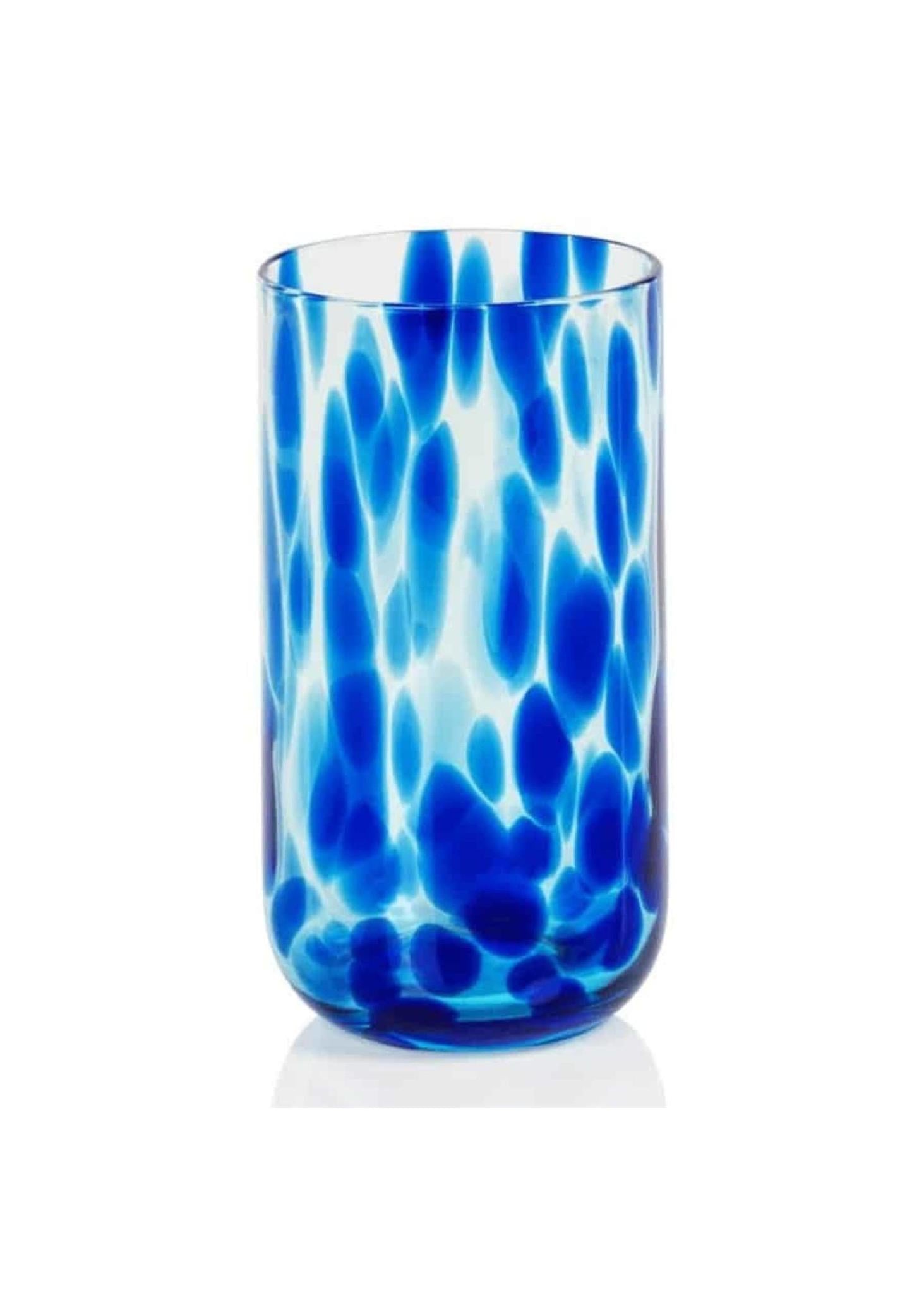 Blue Tortoise High Ball Glass