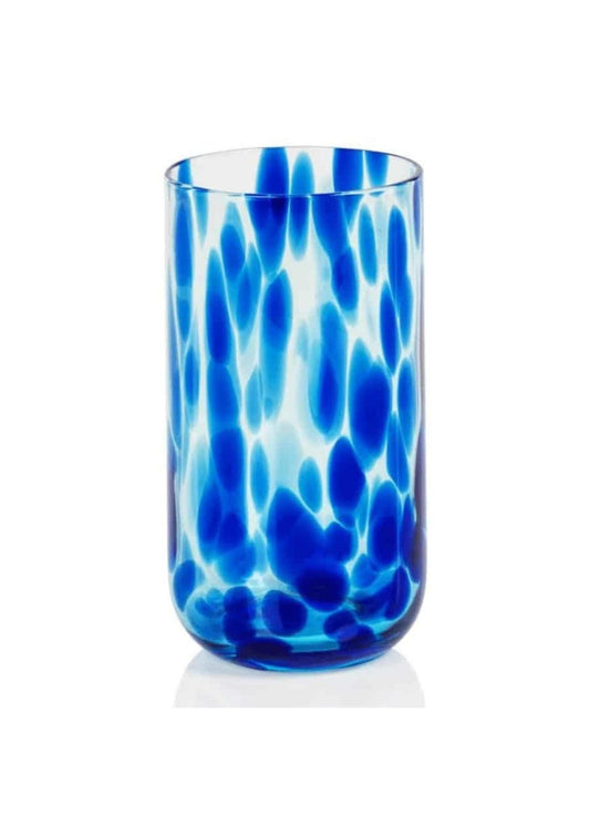 Blue Tortoise High Ball Glass