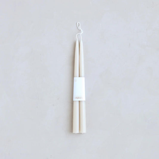 Parchment Taper Candles 18 "