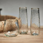 Artisan Hammered Stemless Champagne Flute