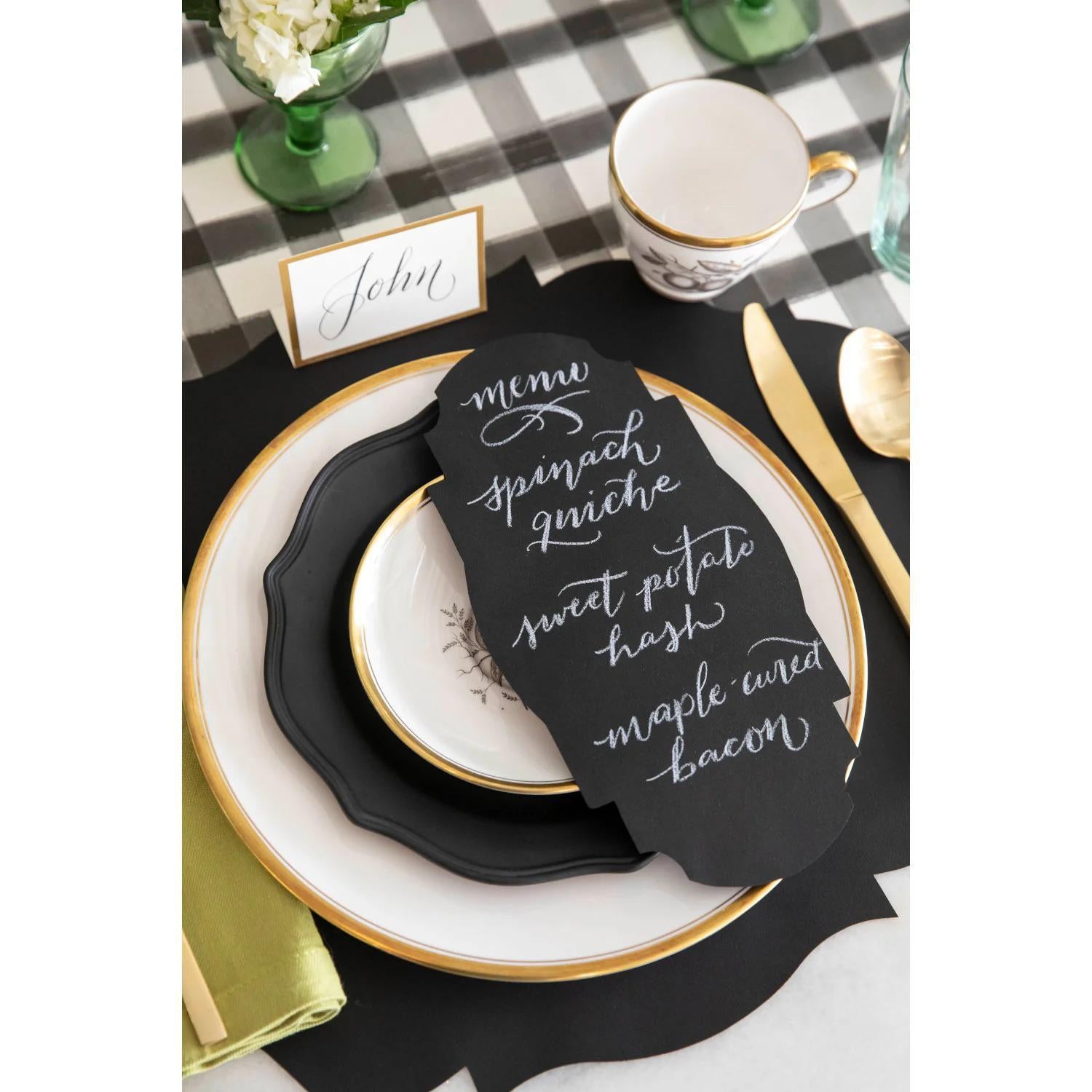 Black Frame Table Accents