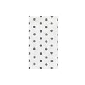 PS Dot Lt Gray Guest Towels S/20