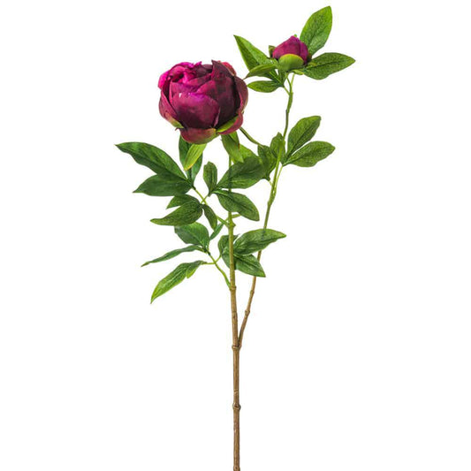 26.5" Peony Spray PU