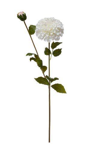 31" Dahlia Spray Wht