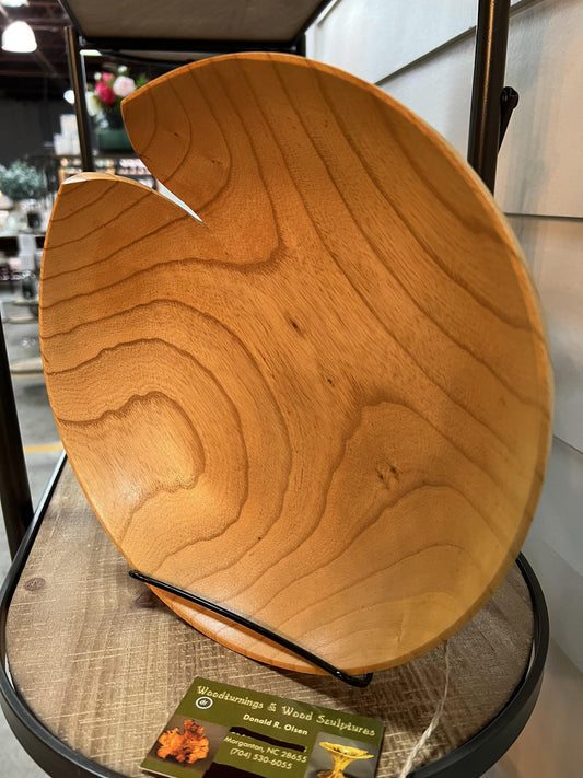 Bowl with Cut, Maple  #13