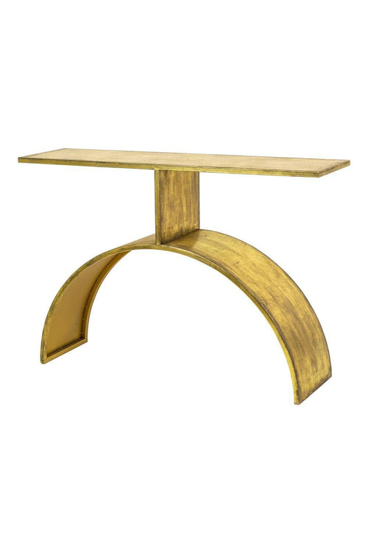 Antique Brass Console Table