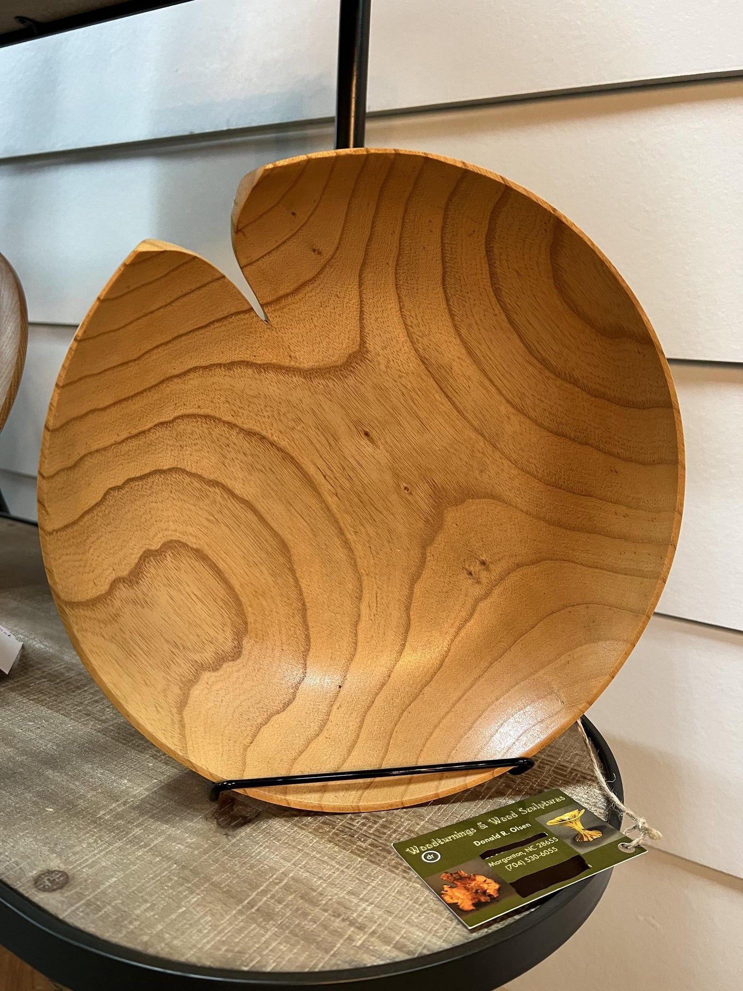 Bowl with Cut, Maple  #13